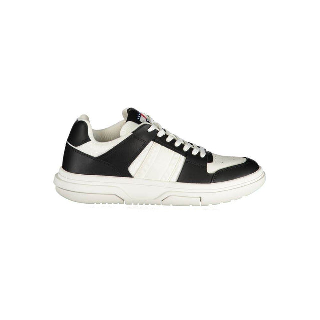 Tommy Hilfiger Black Leather Women Sneaker - Hilstor