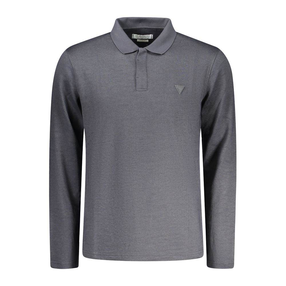 Guess Jeans Black Cotton Men Polo Shirt - Hilstor