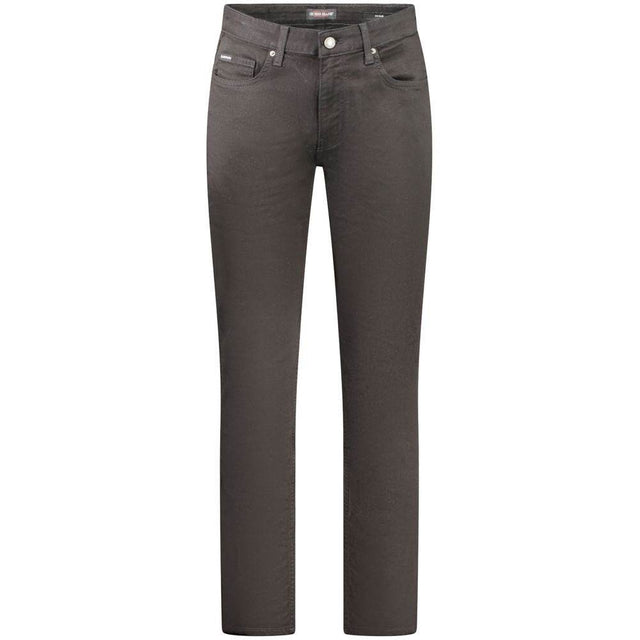 Guess Jeans Black Cotton Men Slim Jean - Hilstor