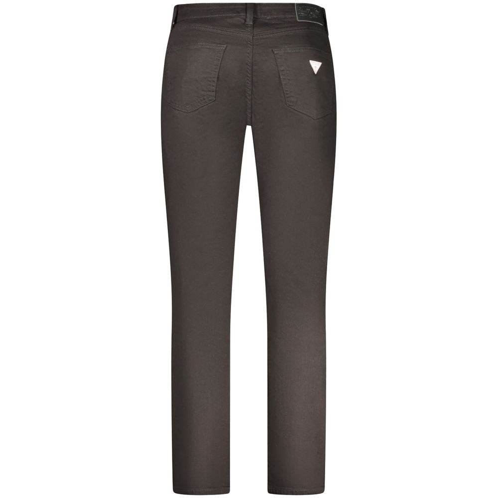 Guess Jeans Black Cotton Men Slim Jean - Hilstor