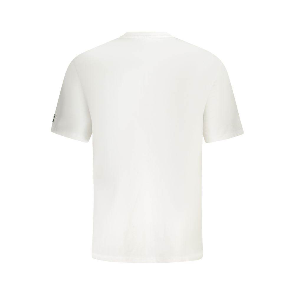 Fila White Cotton Men T-Shirt - Hilstor