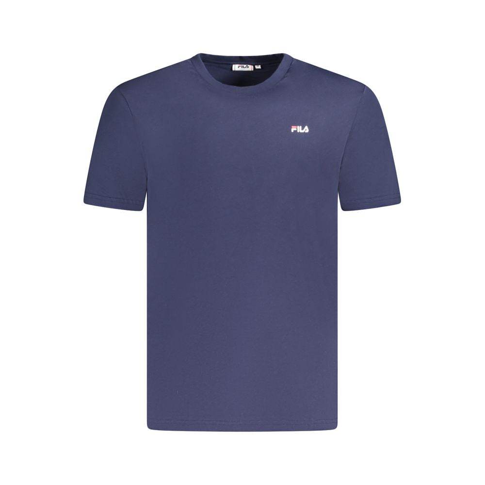 Fila Blue Cotton Men T-Shirt - Hilstor