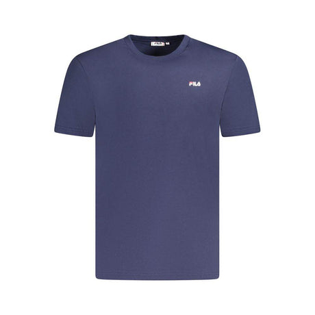 Fila Blue Cotton Men T-Shirt - Hilstor