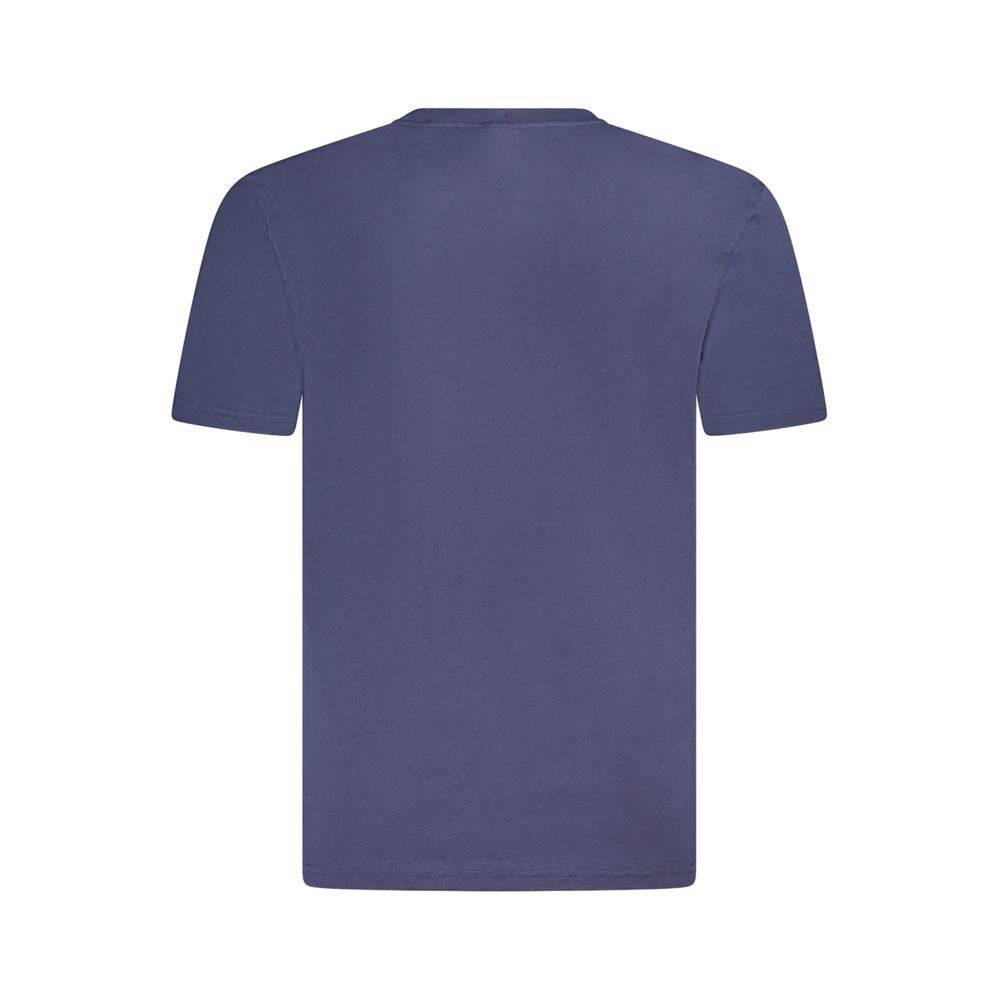 Fila Blue Cotton Men T-Shirt - Hilstor