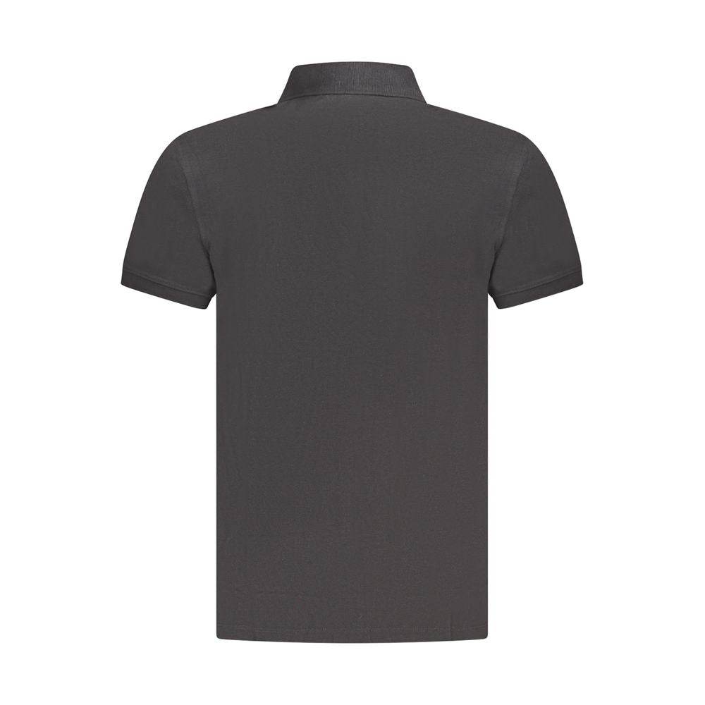 Timberland Black Cotton Men Polo Shirt - Hilstor