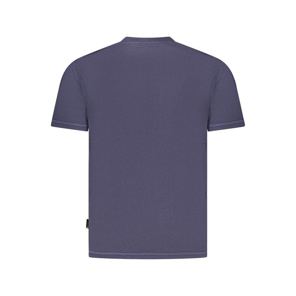 Napapijri Blue Cotton Men T-Shirt - Hilstor