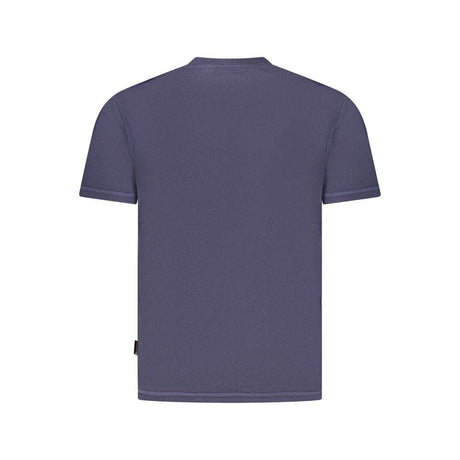 Napapijri Blue Cotton Men T-Shirt - Hilstor