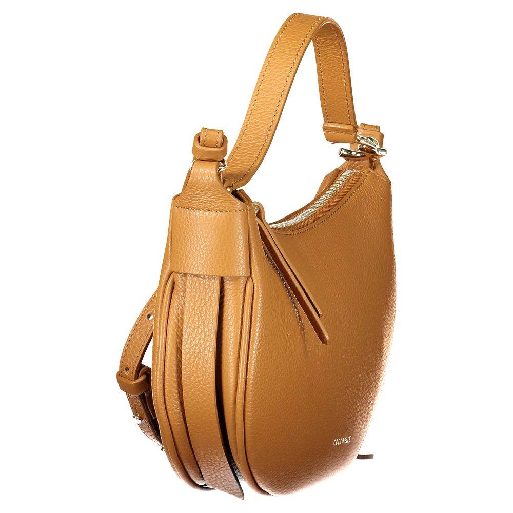 Coccinelle Brown Leather Handbag - Hilstor