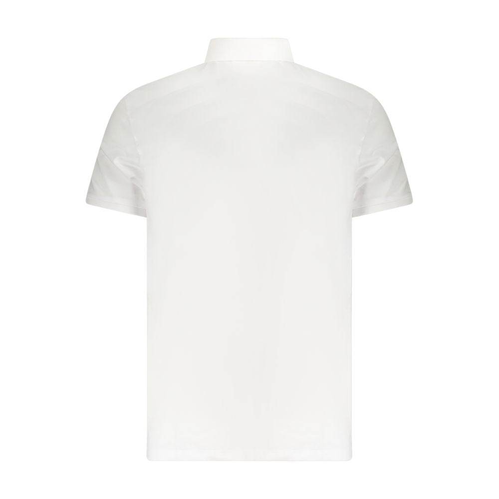 Calvin Klein White Cotton Men Polo Shirt - Hilstor