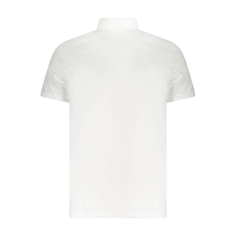 Calvin Klein White Cotton Men Polo Shirt - Hilstor