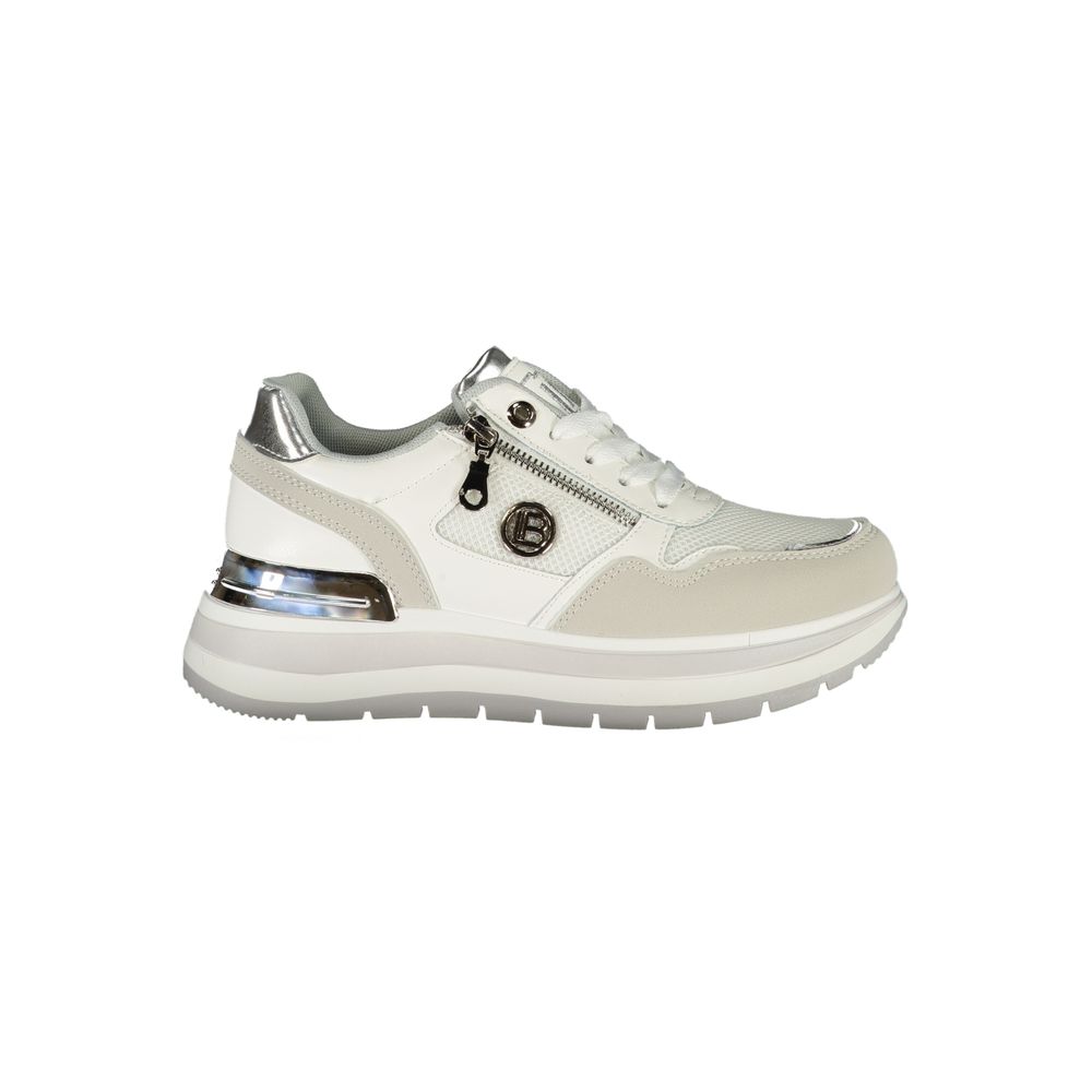 Laura Biagiotti Hvid Polyester Sneaker til kvinder