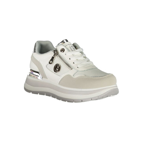 Laura Biagiotti Hvid Polyester Sneaker til kvinder