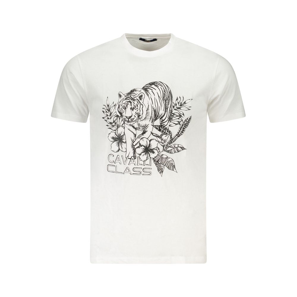 Cavalli klasse hvid bomuld herre T-shirt