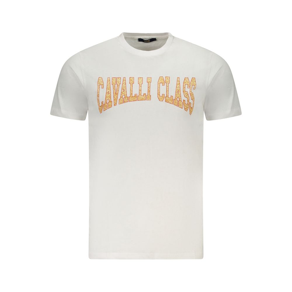 Cavalli klasse hvid bomuld herre T-shirt