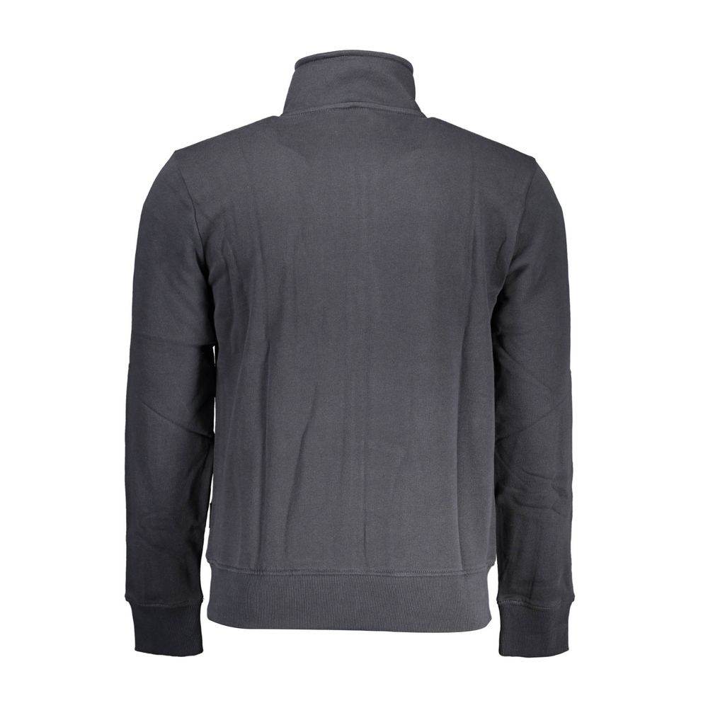 Napapijri Black Cotton Men Sweater - Hilstor