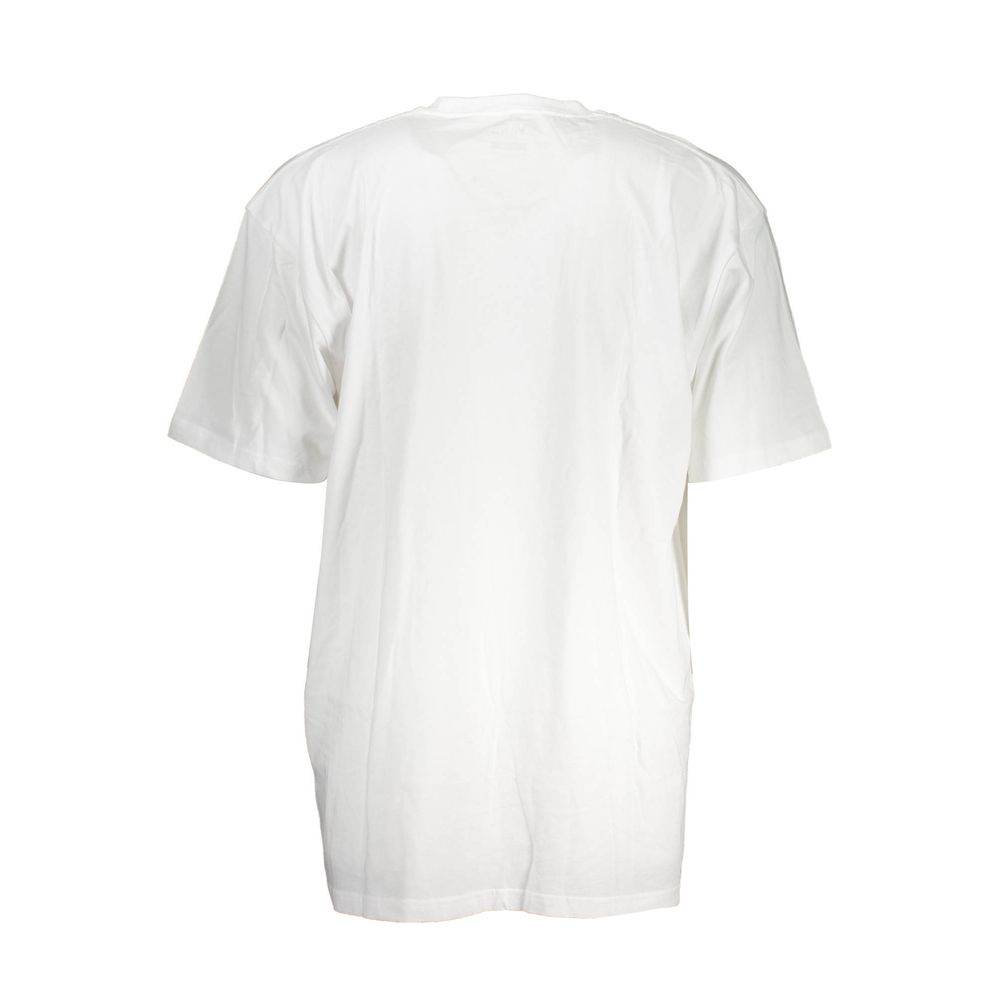 Vans White Cotton Men T-Shirt - Hilstor