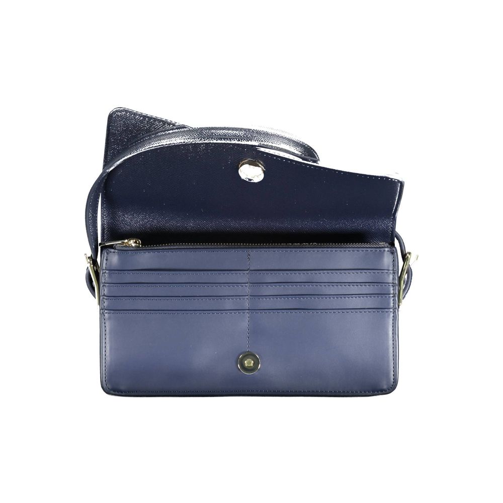 Tommy Hilfiger blå polyethylen håndtaske til kvinder