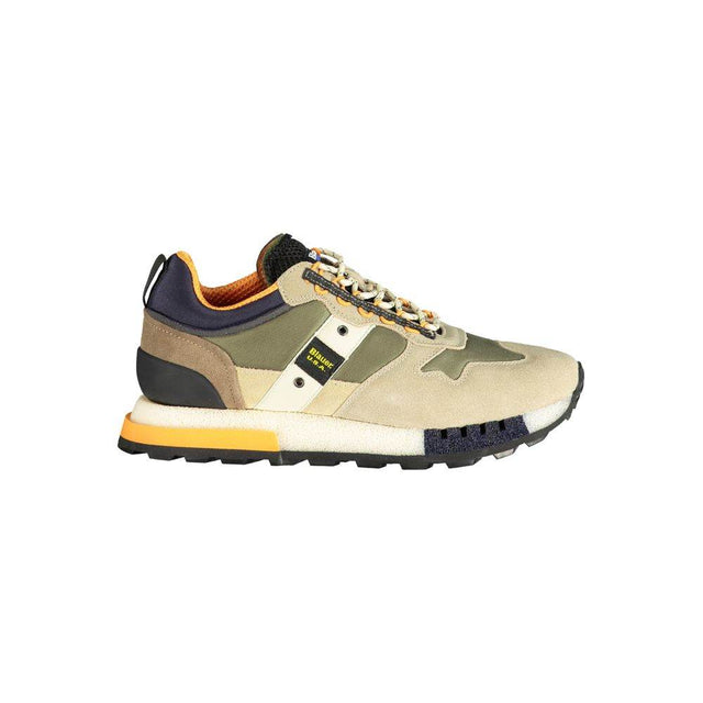 Blauer Green Polyethylene Men Sneaker - Hilstor