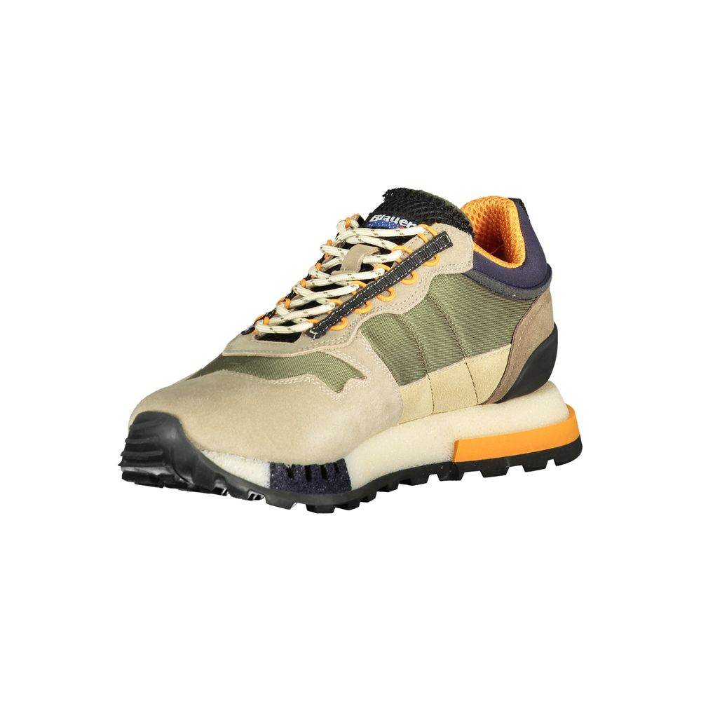 Blauer Green Polyethylene Men Sneaker - Hilstor