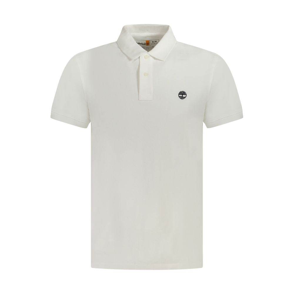 Timberland White Cotton Men Polo Shirt - Hilstor