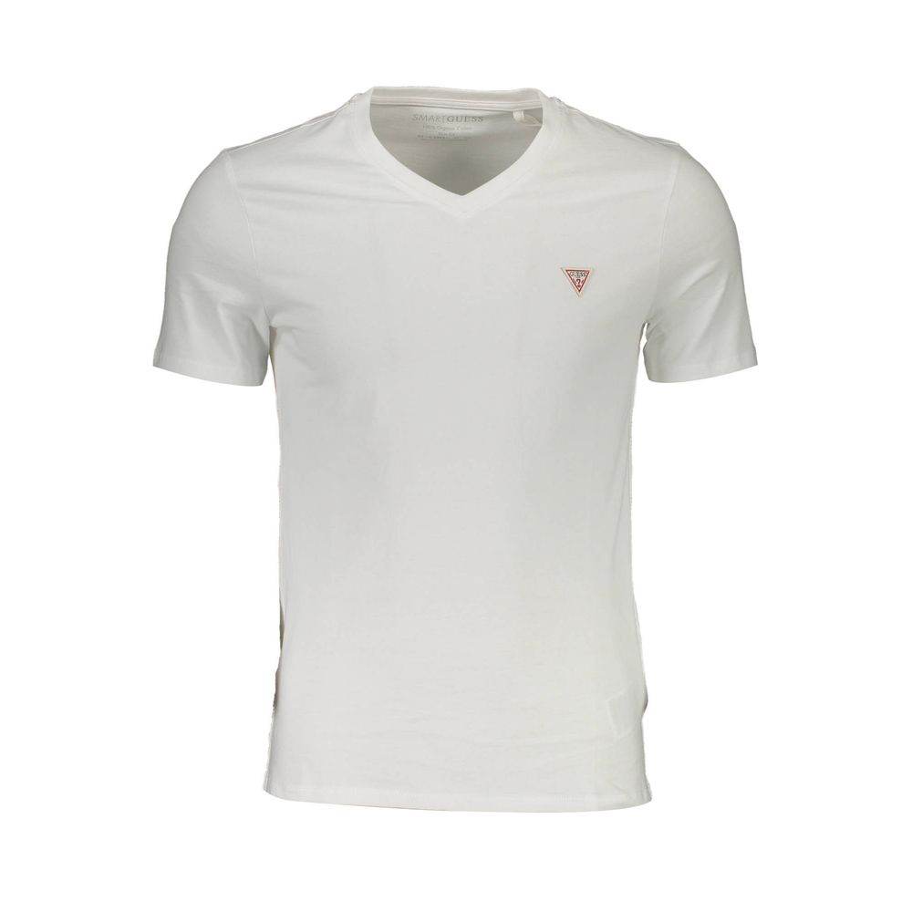 Guess Jeans White Organic Cotton Men T-Shirt - Hilstor