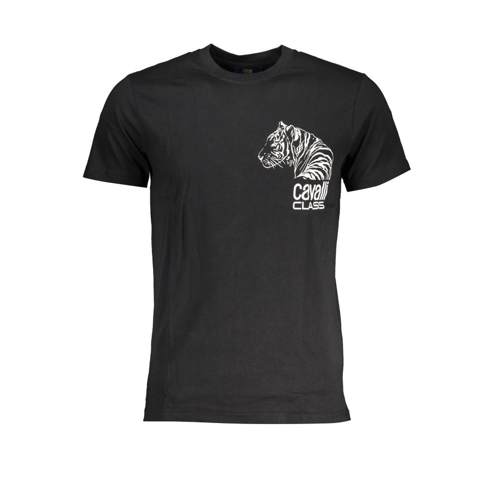 Cavalli klasse sort bomuld T-shirt