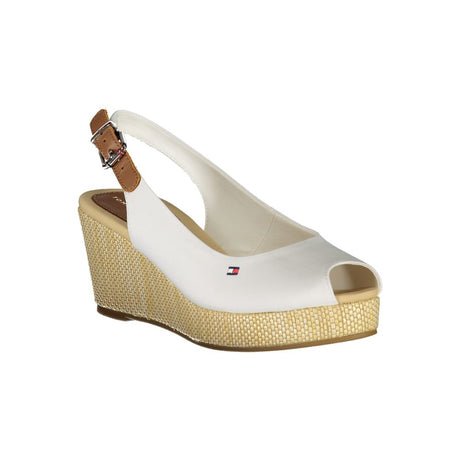 Tommy Hilfiger hvid bomuldssandal