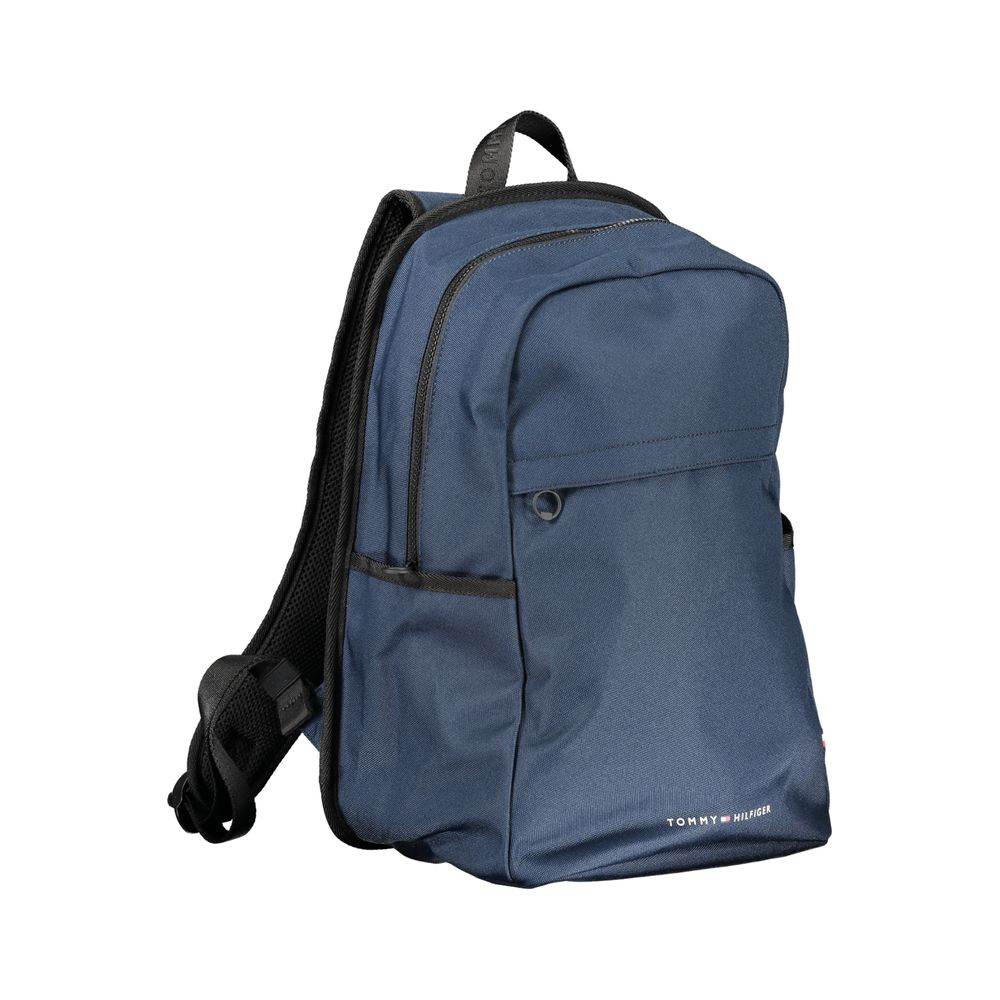 Tommy Hilfiger Blue Polyester Backpack - Hilstor