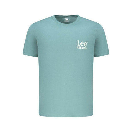 Lee Green Cotton Men T-Shirt - Hilstor