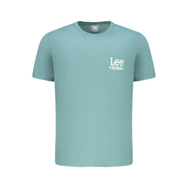 Lee Green Cotton Men T-Shirt - Hilstor
