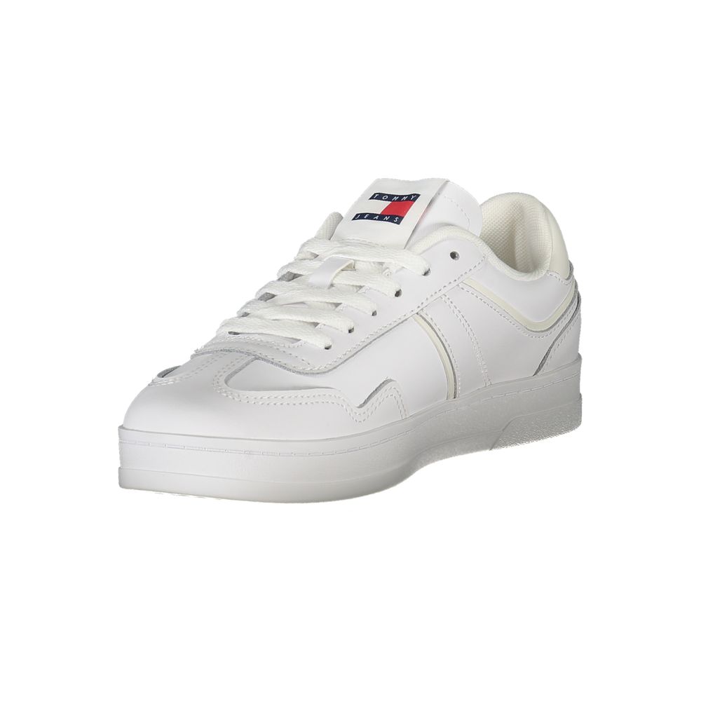 Tommy Hilfiger hvid polyethylen sneaker til kvinder