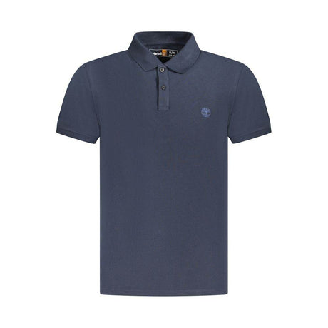 Timberland Blue Cotton Men Polo Shirt - Hilstor