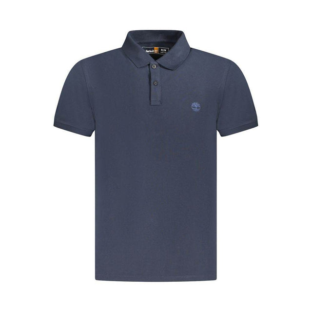 Timberland Blue Cotton Men Polo Shirt - Hilstor