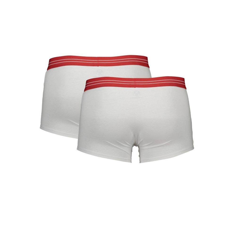 North Sails White Cotton Men Boxer - Hilstor