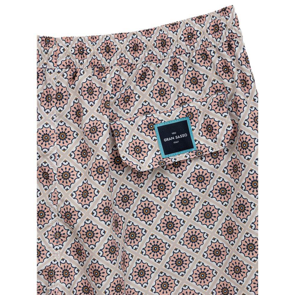 Gran Sasso Pink Polyester Swim Short - Hilstor
