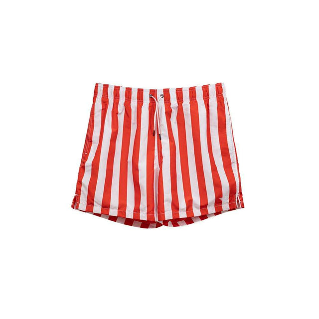 Emporio Armani Red Polyester Swim Short - Hilstor
