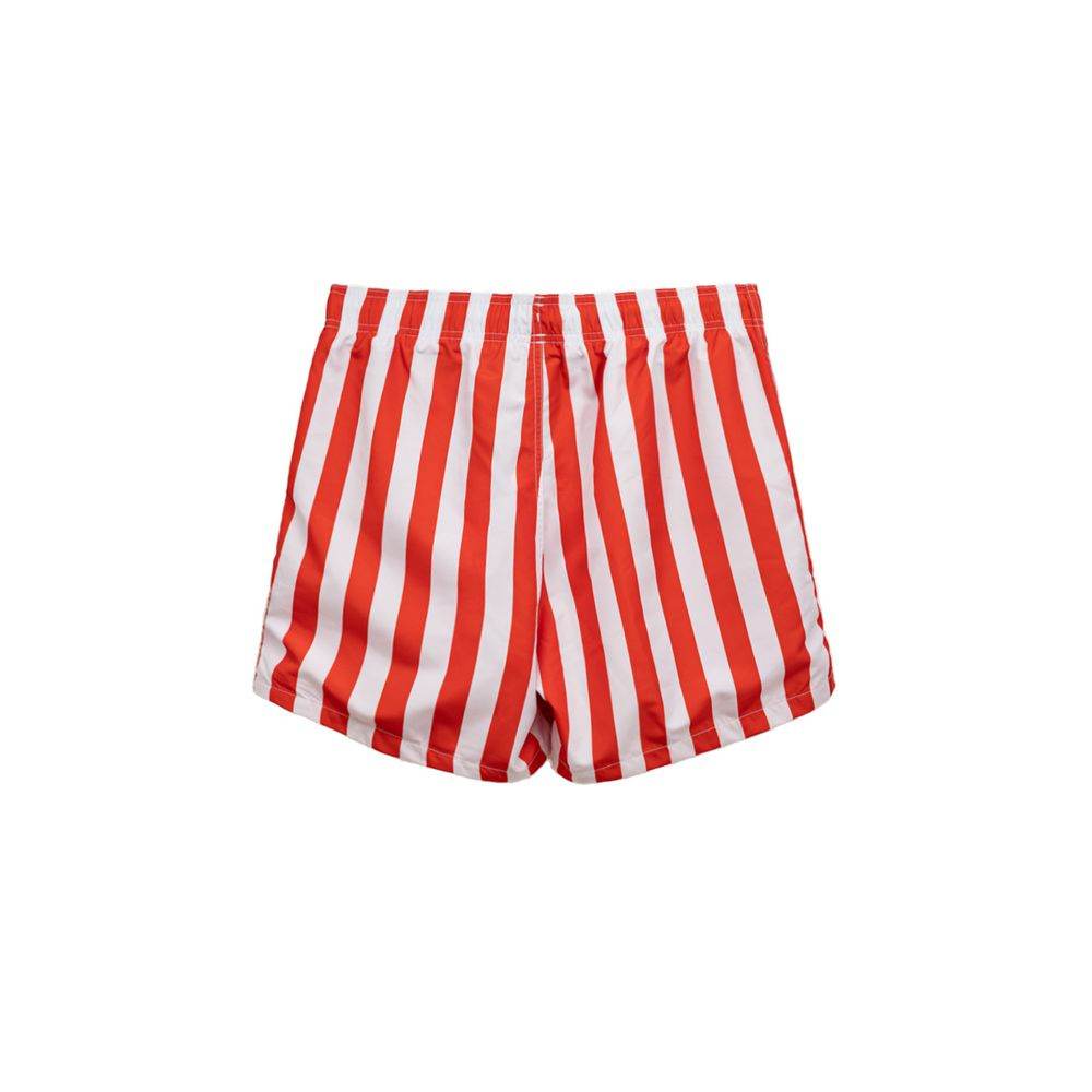 Emporio Armani Red Polyester Swim Short - Hilstor