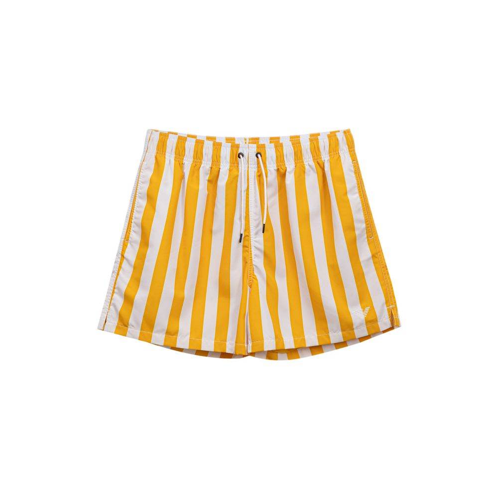 Emporio Armani Yellow Polyester Swim Short - Hilstor