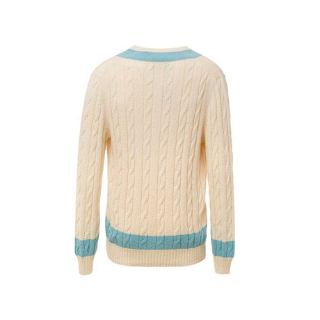 Gran Sasso White Cotton Sweater - Hilstor