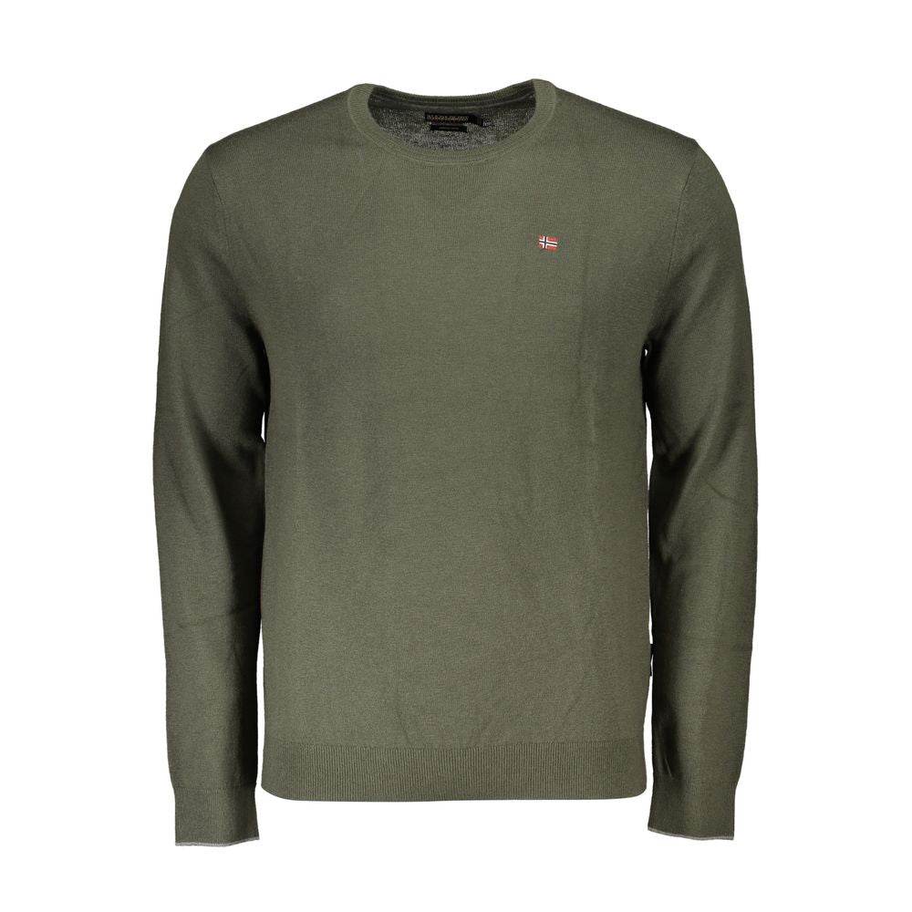 Napapijri Green Fabric Men Sweater - Hilstor