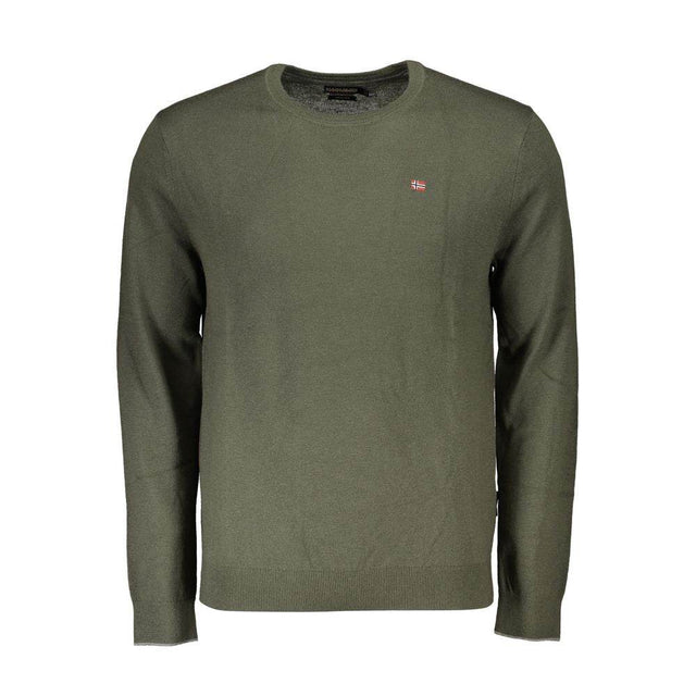 Napapijri Green Fabric Men Sweater - Hilstor