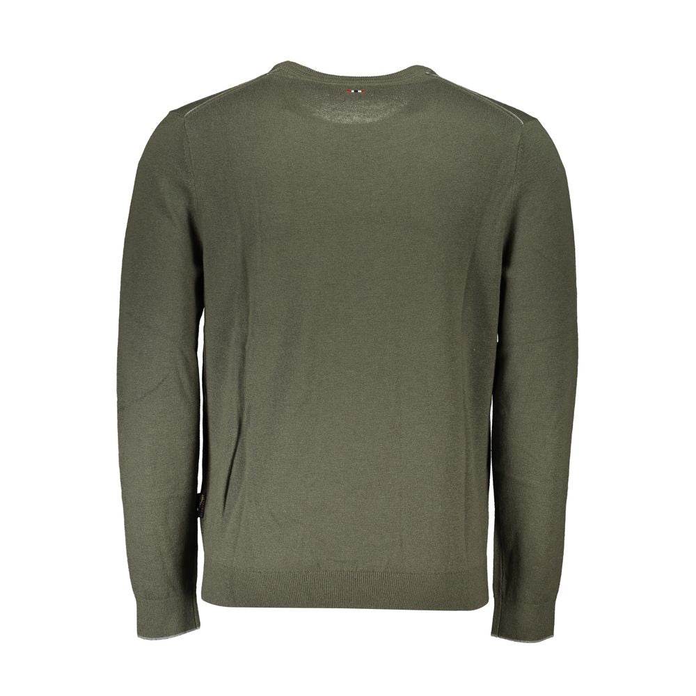 Napapijri Green Fabric Men Sweater - Hilstor