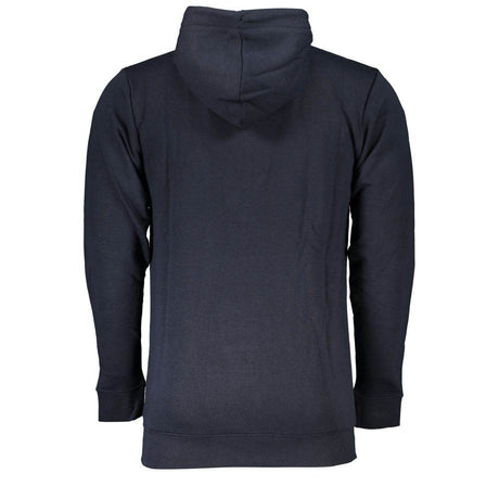Cavalli Class Blue Cotton Men's Sweater Hoodie - Hilstor