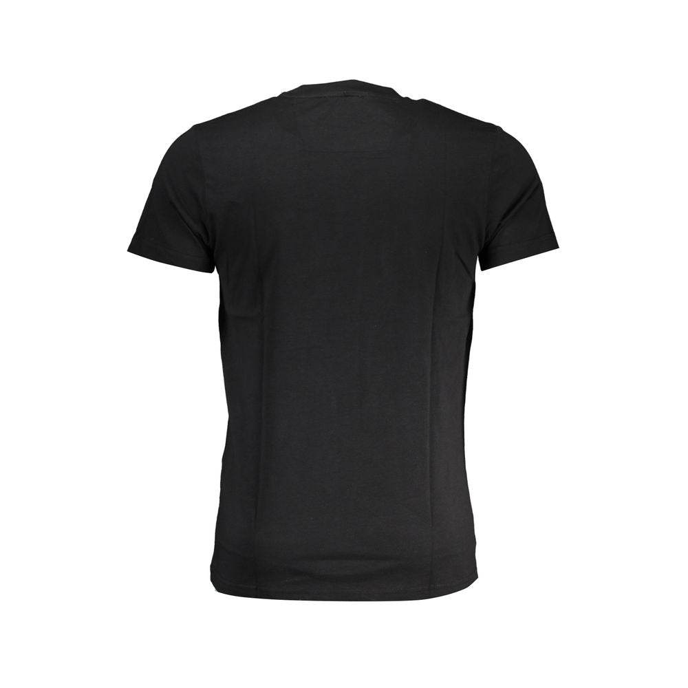 Cavalli Class Black Cotton T-Shirt - Hilstor