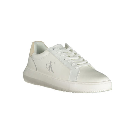 Calvin Klein hvid polyethylen sneaker til mænd