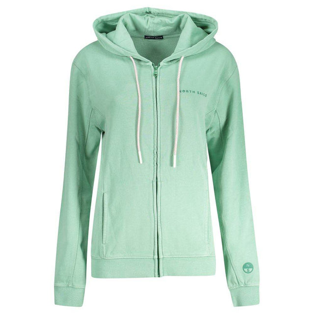 North Sails Green Cotton Women Sweater - Hilstor