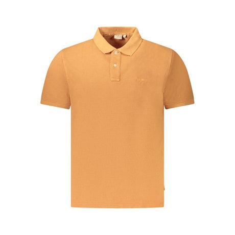 Pepe Jeans Orange Cotton Men Polo Shirt - Hilstor