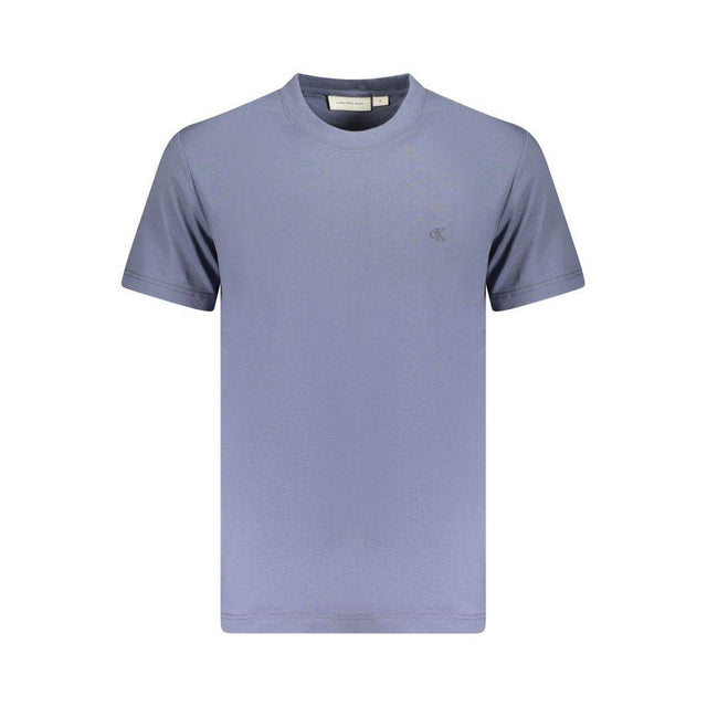 Calvin Klein Blue Cotton Men T-Shirt - Hilstor