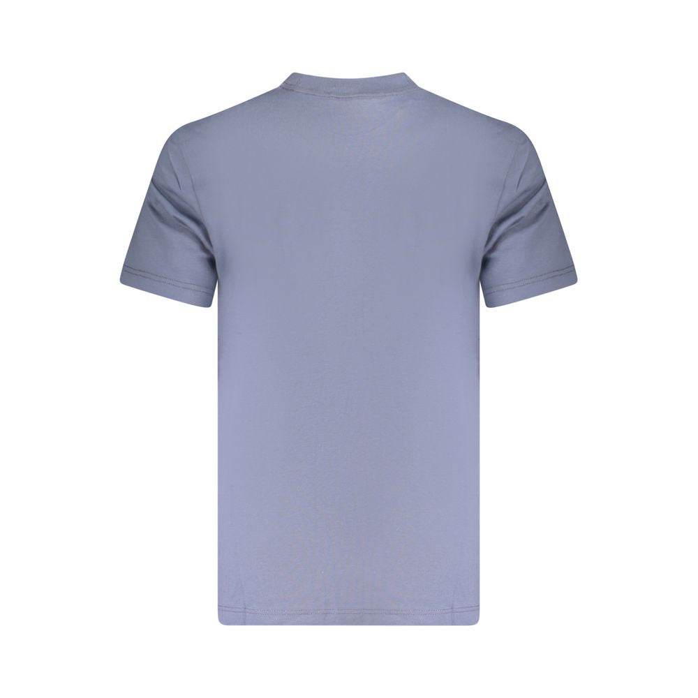 Calvin Klein Blue Cotton Men T-Shirt - Hilstor
