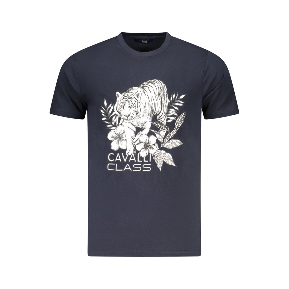 Cavalli klasse blå bomuld herre T-shirt